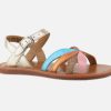 Girls Pom d'Api | Pom D'Api - Plagette Oto Multi Vernis Sandals On Labotte