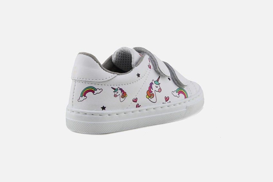 Girls Cienta | Cienta - Super Gym Licorne Velcro Shoes On Labotte