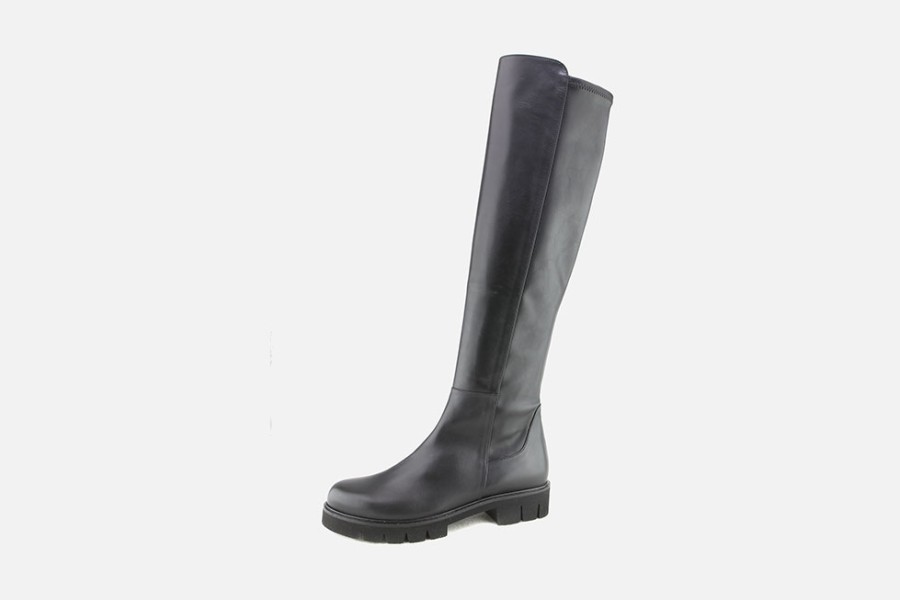 Women Cervone | Cervone - Clea Botte Bimat Noir Boots On Labotte
