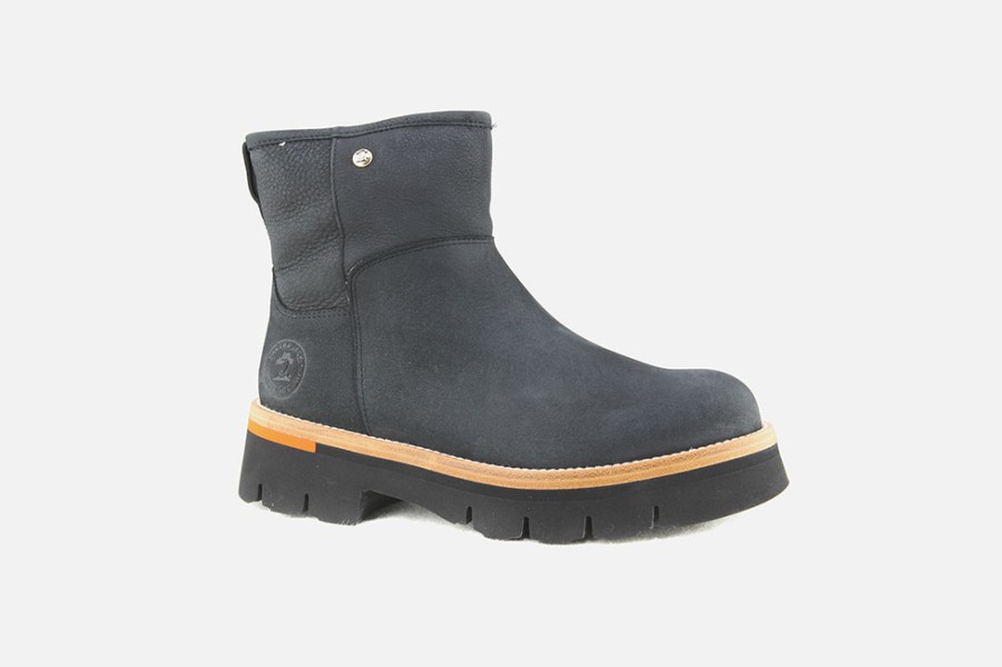 Women Panama Jack | Panama Jack - Laia Black Ankle Boots On Labotte