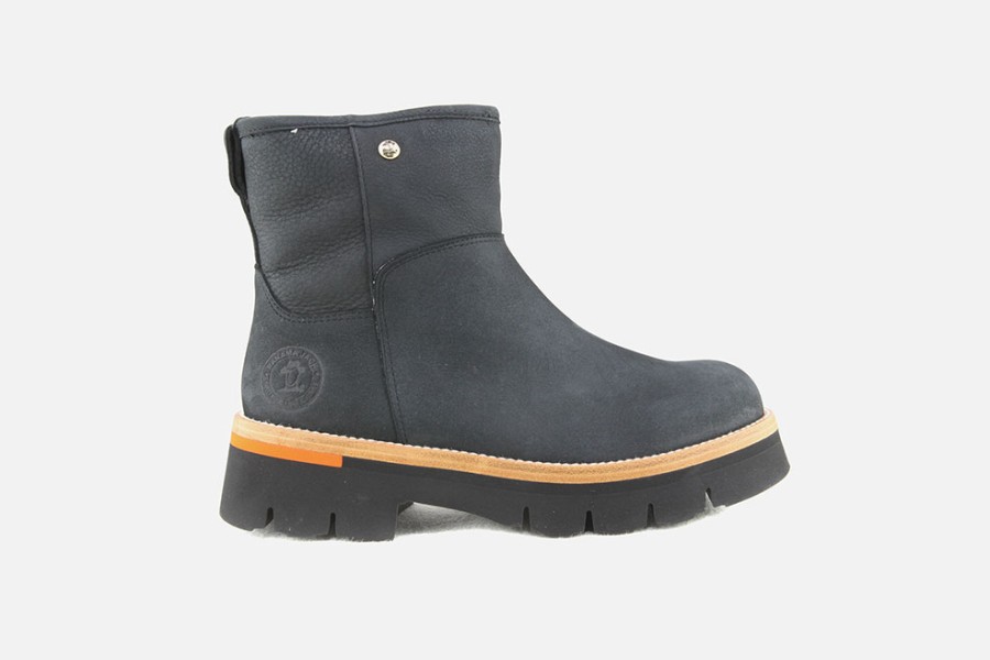 Women Panama Jack | Panama Jack - Laia Black Ankle Boots On Labotte