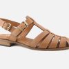 Women Artami | Artami - Ombrelle Light Brown Sandals On Labotte