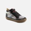 Girls Shoo Pom | Shoo Pom - Play Connect Black Multi Lace-Up Boots On Labotte