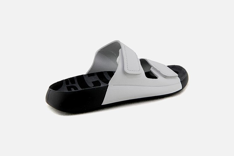 Women Ecco | Ecco - Cozmo 2 Straps White Sandals On Labotte