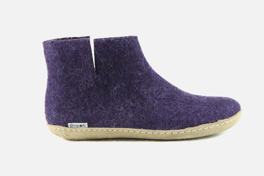 Women Glerups | Glerups - Gerta Lilas High Slippers On Labotte