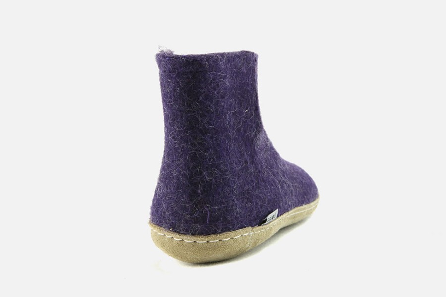 Women Glerups | Glerups - Gerta Lilas High Slippers On Labotte