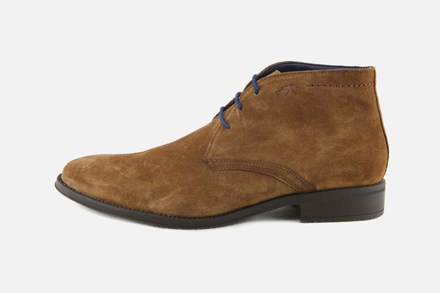 Men Fluchos | Fluchos - Arno Antilope Lace-Up Boots On Labotte