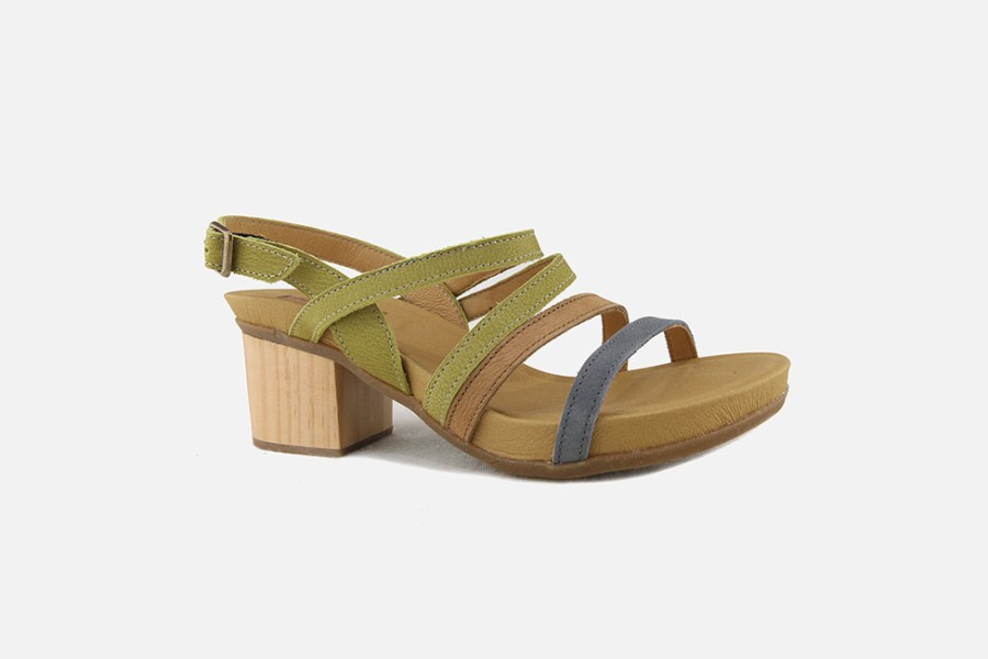 Women El Naturalista | El Naturalista - Deba Sandale Herbal Multi Sandals On Labotte