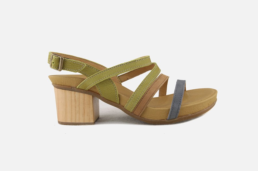 Women El Naturalista | El Naturalista - Deba Sandale Herbal Multi Sandals On Labotte