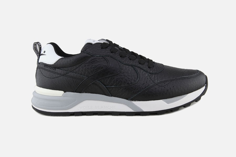 Men Voile Blanche | Voile Blanche - Magg Black Sneakers On Labotte
