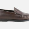 Men Tod's | Tod'S - Corso Dark Brown Loafers On Labotte