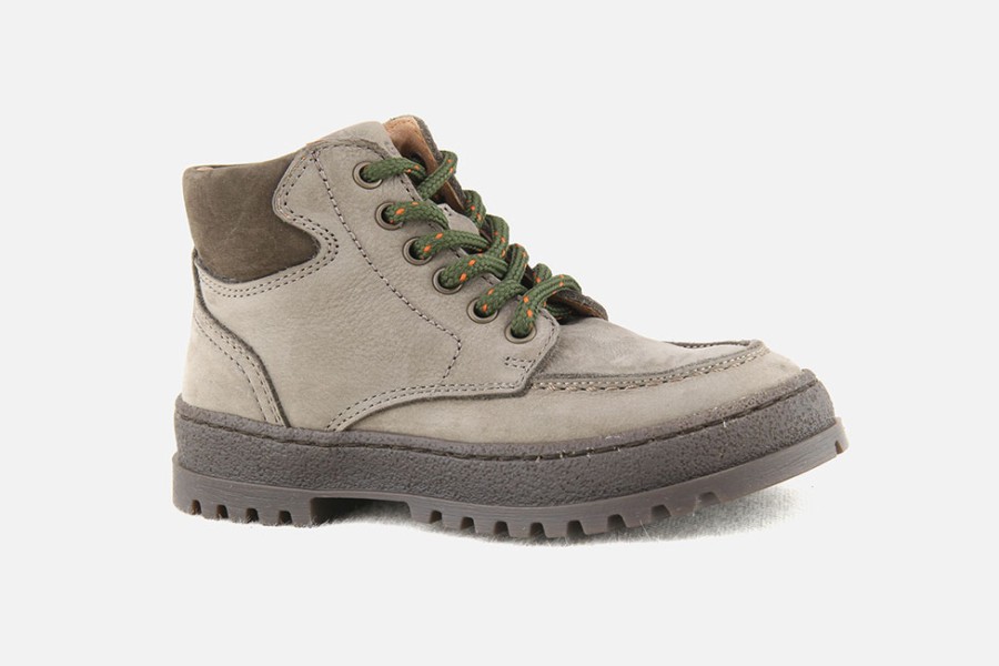 Boys Romagnoli | Romagnoli - Amboise Kaki Lace-Up Boots On Labotte