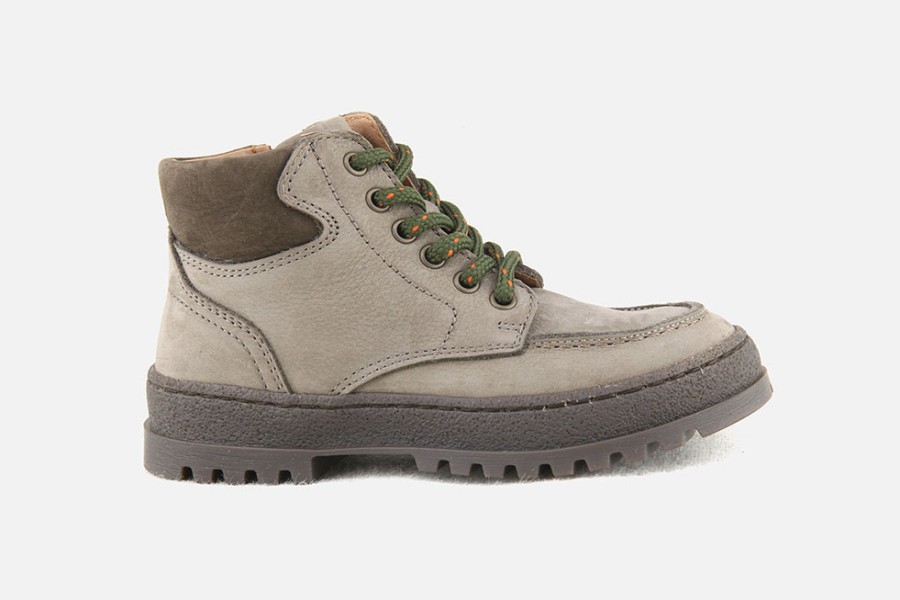 Boys Romagnoli | Romagnoli - Amboise Kaki Lace-Up Boots On Labotte