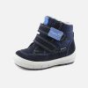 Girls Superfit | Superfit - Bergen Scratch Navy Gtx Velcro Shoes On Labotte