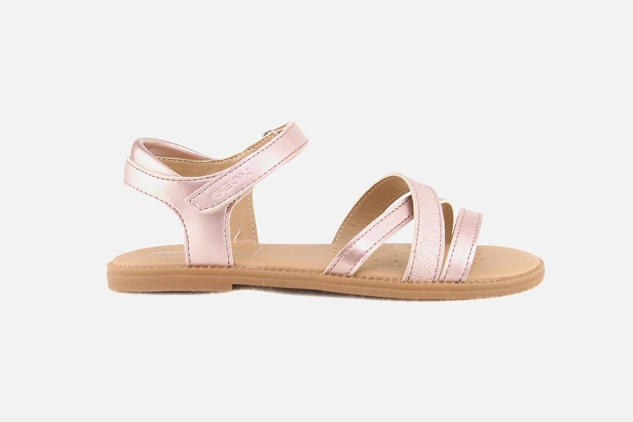 Girls Geox | Geox - Karly Soft Rose Sandals On Labotte