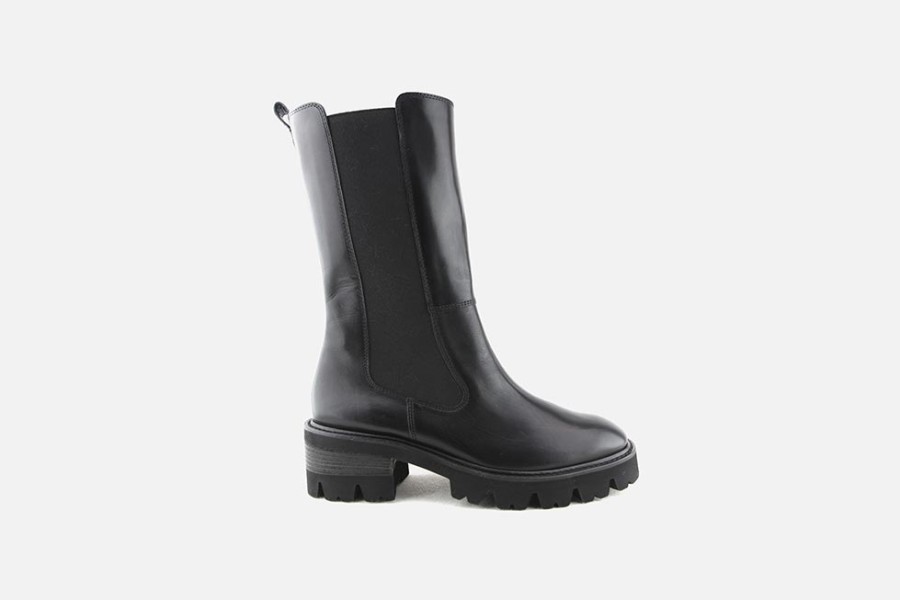 Women Paul Green | Paul Green - Petersen Black Ankle Boots On Labotte