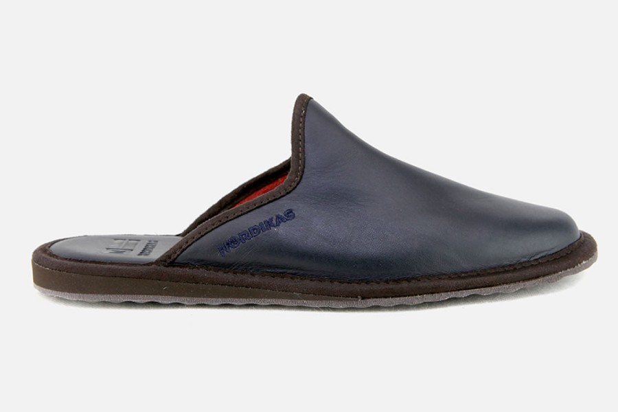 Men Nordikas | Nordikas - Castel Bleu Low Slippers On Labotte