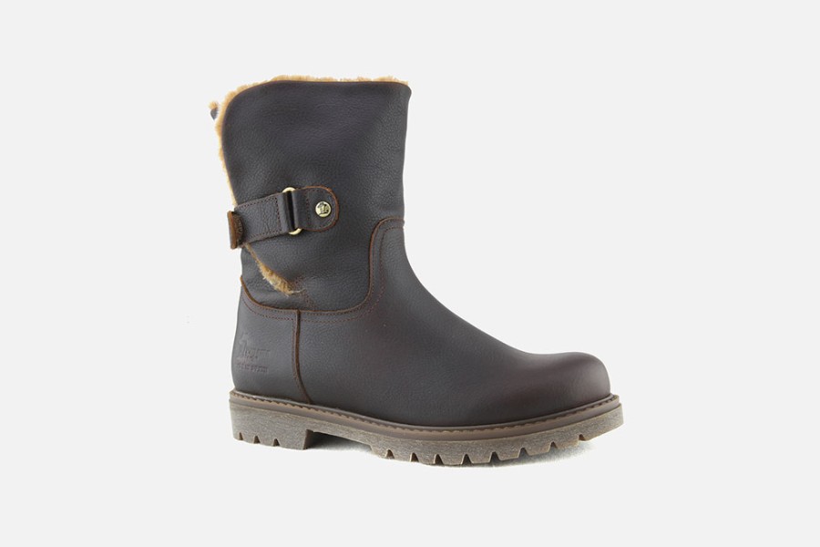 Women Panama Jack | Panama Jack - Felia Chestnut Ankle Boots On Labotte