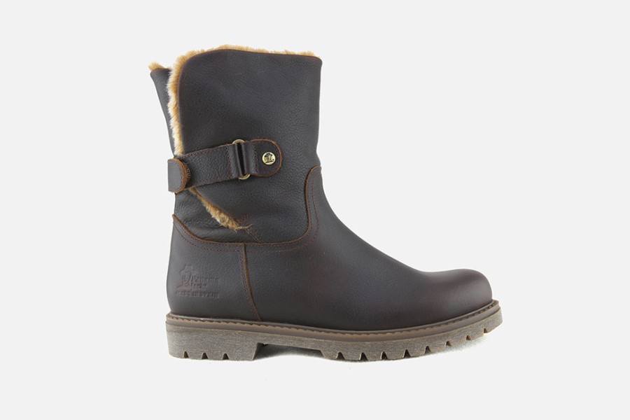Women Panama Jack | Panama Jack - Felia Chestnut Ankle Boots On Labotte