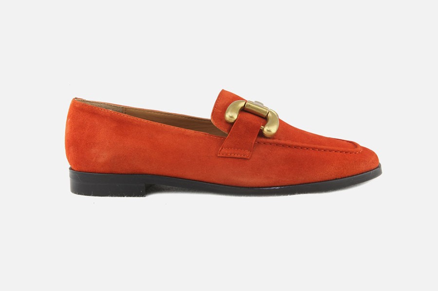 Women Jhay | Jhay - Vertigo Orangeade Loafers On Labotte