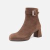 Women Brunate | Brunate - Binome Boots Marron Ankle Boots On Labotte