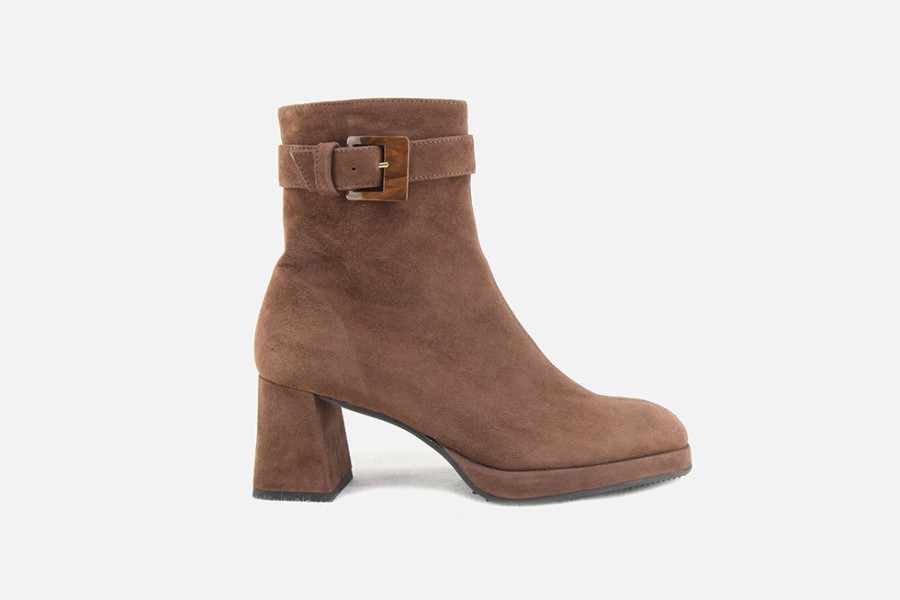 Women Brunate | Brunate - Binome Boots Marron Ankle Boots On Labotte