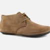Women Camper | Camper - Right Chukka Camel Faro Lace-Up Boots On Labotte