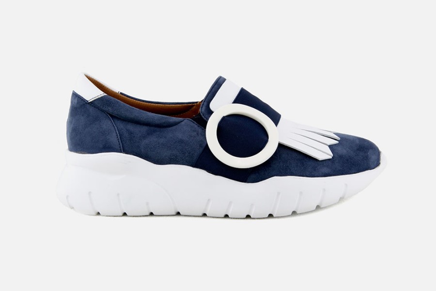 Women Torlasco | Torlasco - Talara Blue Loafers On Labotte