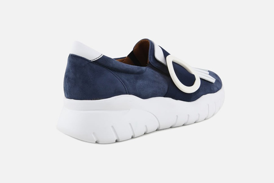 Women Torlasco | Torlasco - Talara Blue Loafers On Labotte