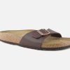 Women Birkenstock | Birkenstock - Madrid Birko Dark Brown Sandals On Labotte