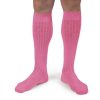 Girls Collégien | Collegien - Cho7 Hautes Pink Knee High Socks On Labotte