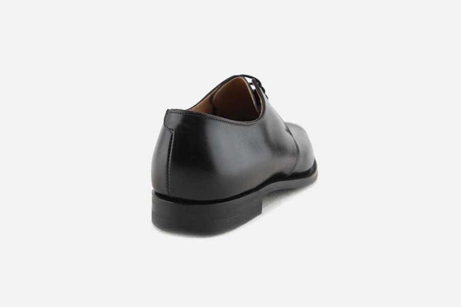 Men Crockett & Jones | Crockett & Jones - Highbury Black Derbies On Labotte