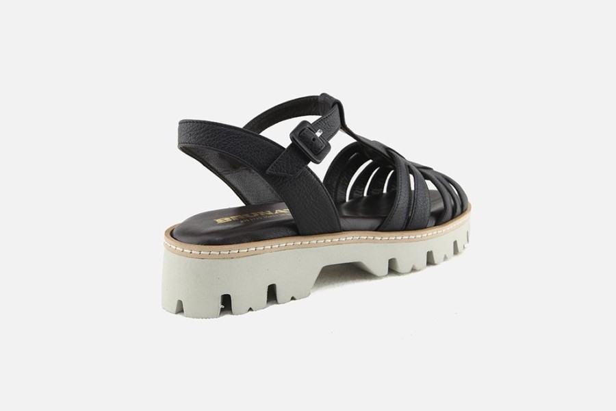 Women Brunate | Brunate - Badine Noir Sandals On Labotte