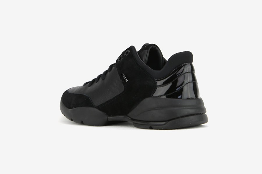 Women Geox | Geox - Sfinge Noir Sneakers On Labotte