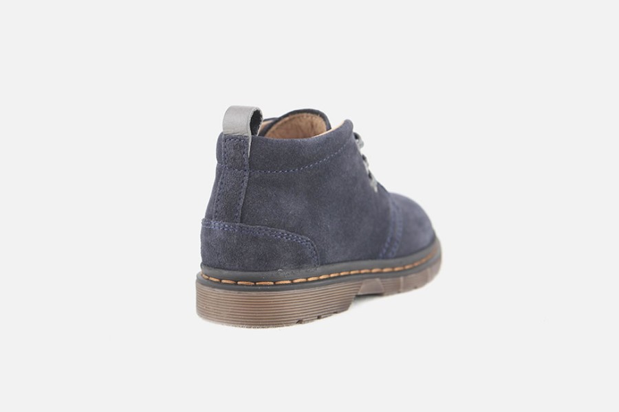 Girls Romagnoli | Romagnoli - Kiril Blue Lace-Up Boots On Labotte
