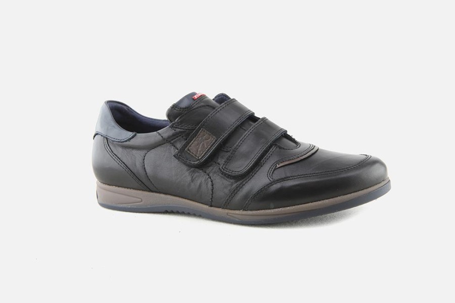 Men Fluchos | Fluchos - Aveyron Noir Loafers On Labotte