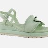 Women Elvio Zanon | Elvio Zanon - Winna Mint Sandals On Labotte