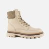 Girls Beberlis | Beberlis - Berenice Vanilla Ice Lace-Up Boots On Labotte