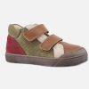Boys Lunella | Lunella - Linus Scratch Noisette Kaki Velcro Shoes On Labotte