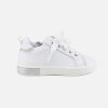 Girls Romagnoli | Romagnoli - Angelina Blanc Argent Lace-Up Shoes On Labotte