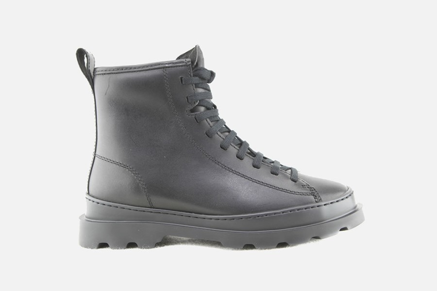 Women Camper | Camper - Brutus Hi Lace Black W Lace-Up Boots On Labotte