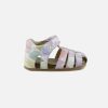 Girls Falcotto | Falcotto - Pitchoun Multi Pastel Sandals On Labotte