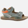 Boys Stones and Bones | Stones And Bones - Drops Vert Orange Sandals On Labotte