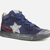 Girls Acebos | Acebos - Anaelle Navy Star Lace-Up Boots On Labotte
