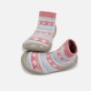 Women Collégien | Collegien - Versailles Bleu Rose Slippers-Socks On Labotte