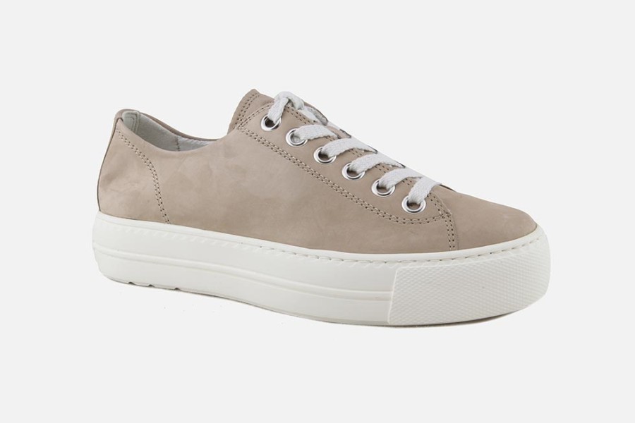 Women Paul Green | Paul Green - Pick Up Sandy Sneakers On Labotte
