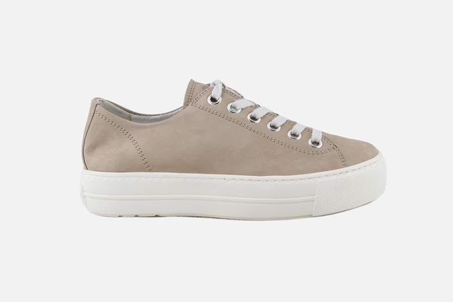 Women Paul Green | Paul Green - Pick Up Sandy Sneakers On Labotte