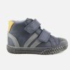 Boys Bellamy | Bellamy - Vladi Scratch Blue Grey Velcro Shoes On Labotte