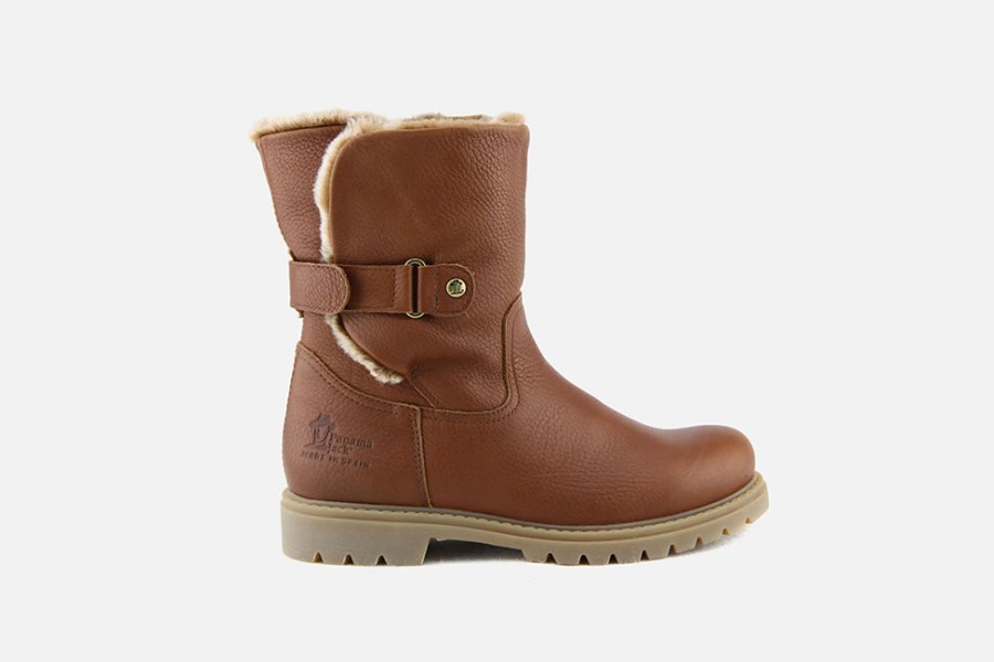 Women Panama Jack | Panama Jack - Felia Cuero Ankle Boots On Labotte