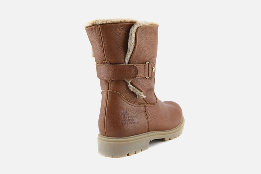 Women Panama Jack | Panama Jack - Felia Cuero Ankle Boots On Labotte